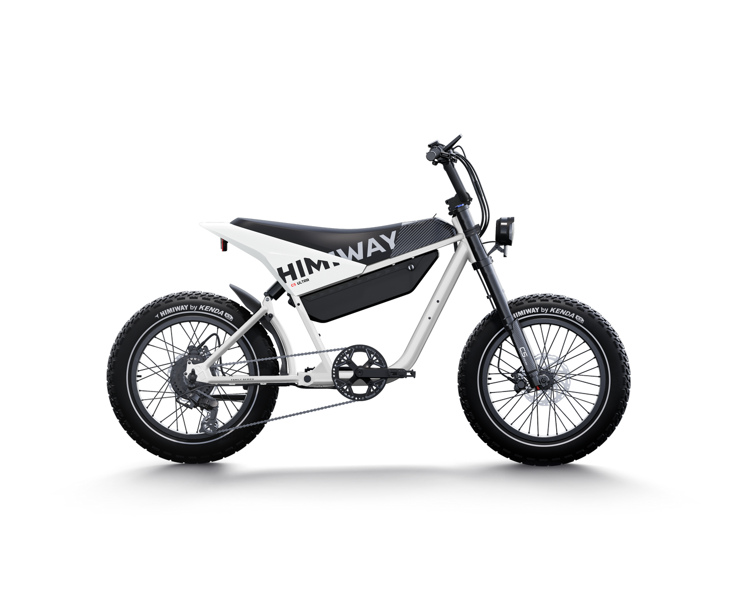 Himiway C5 Electric Motorbike in White
