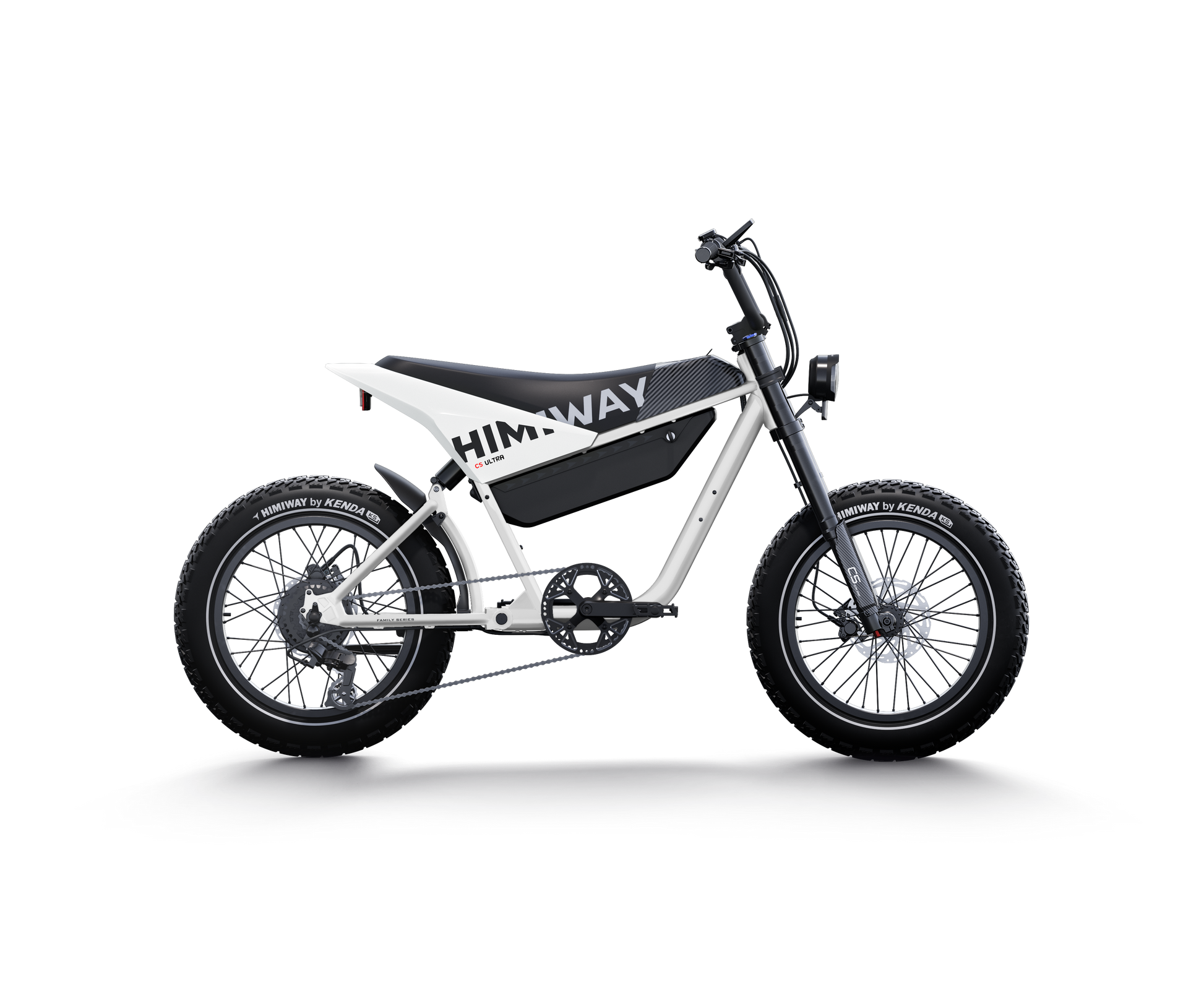 Himiway C5 Electric Motorbike in White