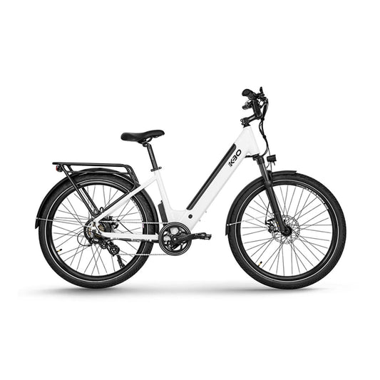 KBO Breeze Step Thru E-Bike in White